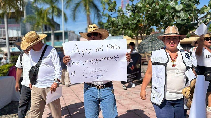 marcha generación z y movimiento del sombrero tapachula